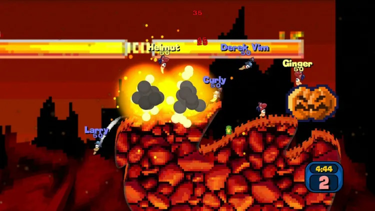 Скриншот Worms Reloaded - Retro Pack — 2
