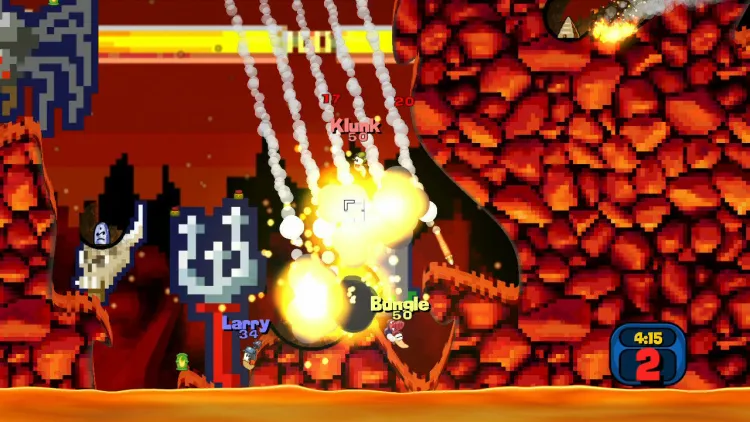 Скриншот Worms Reloaded - Retro Pack — 6