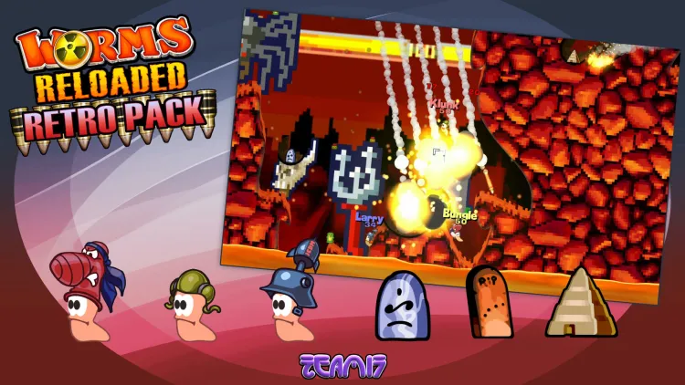 Скриншот Worms Reloaded - Retro Pack — 7