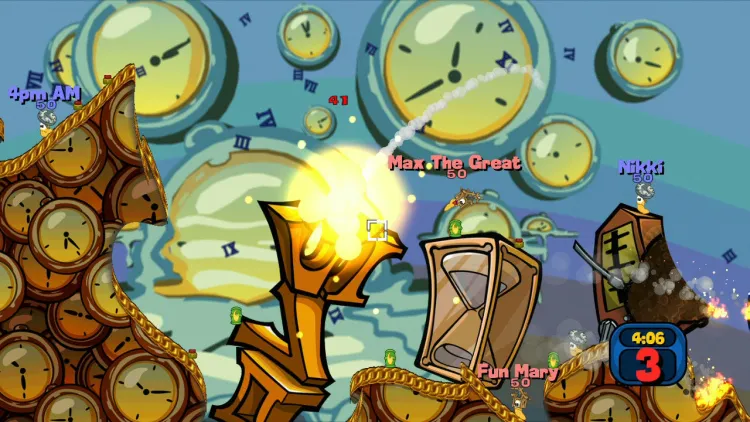 Скриншот Worms Reloaded - Time Attack Pack — 3