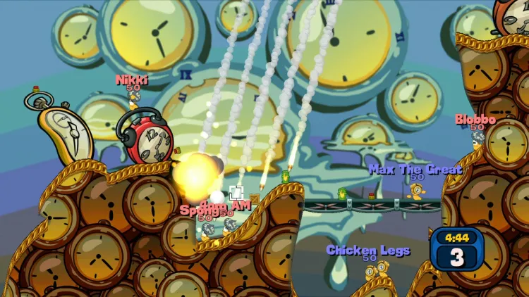 Скриншот Worms Reloaded - Time Attack Pack — 4