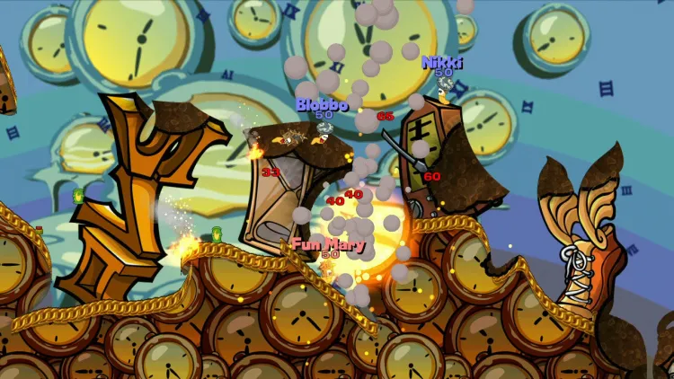 Скриншот Worms Reloaded - Time Attack Pack — 5