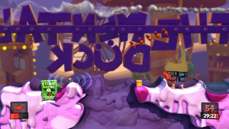 Скриншот Worms Revolution - Funfair DLC — 4