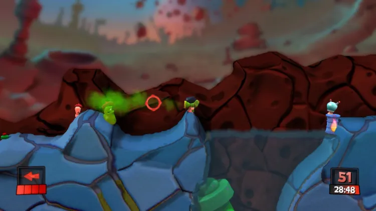 Скриншот Worms Revolution - Mars Pack — 2