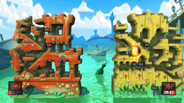 Скриншот Worms Revolution — 2