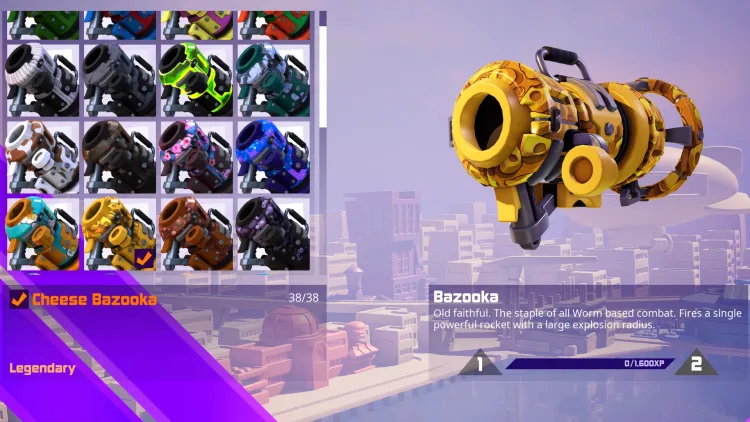 Скриншот Worms Rumble - Armageddon Weapon Skin Pack DLC — 1