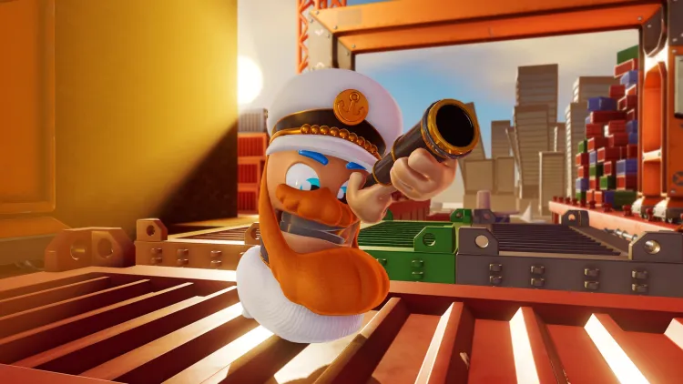 Скриншот Worms Rumble - Captain & Shark Double Pack DLC — 1