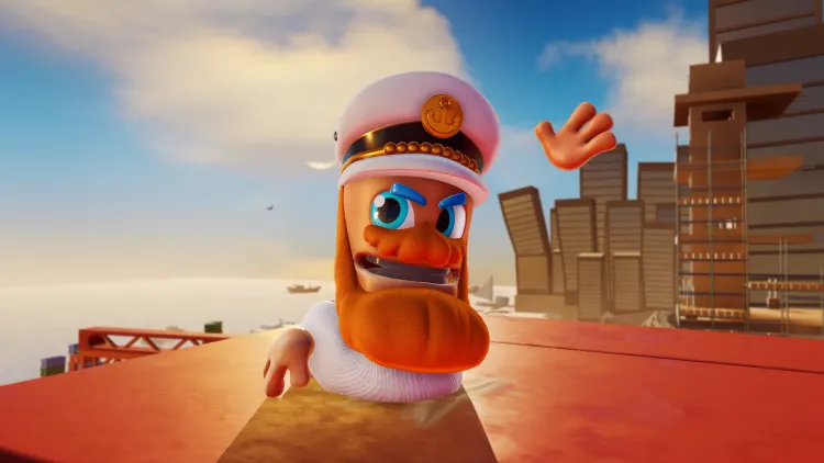 Скриншот Worms Rumble - Captain & Shark Double Pack DLC — 5