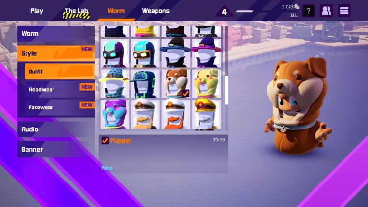 Скриншот Worms Rumble - Cats & Dogs Double Pack DLC — 4