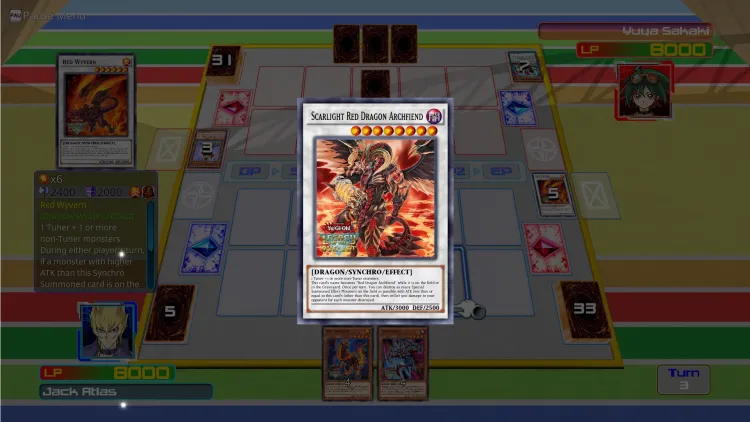 Скриншот Yu-Gi-Oh! ARC-V: Jack Atlas vs Yuya — 2