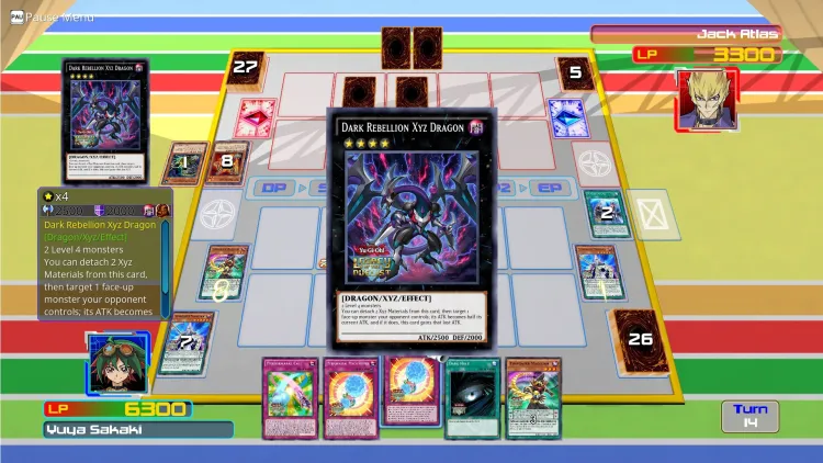 Скриншот Yu-Gi-Oh! ARC-V: Jack Atlas vs Yuya — 3