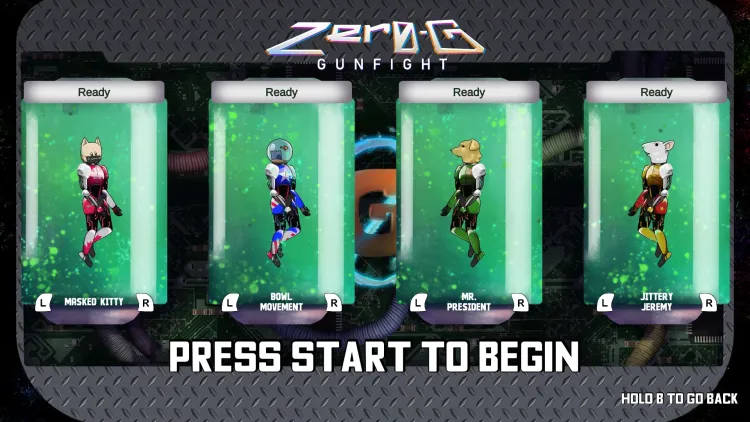 Скриншот Zero-G Gunfight — 2