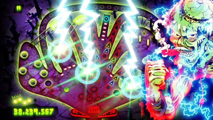 Скриншот Zombie Pinball — 6