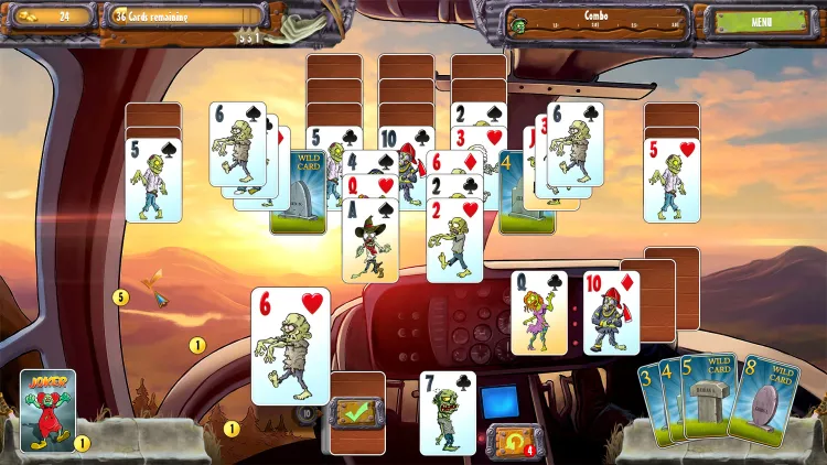 Скриншот Zombie Solitaire 2 Chapter 1 — 6