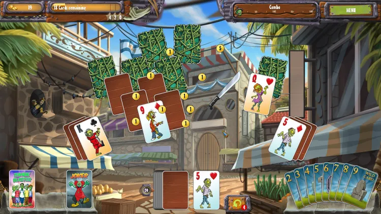 Скриншот Zombie Solitaire 2 Chapter 3 — 1