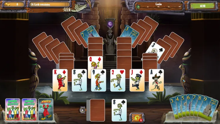 Скриншот Zombie Solitaire 2 Chapter 3 — 4