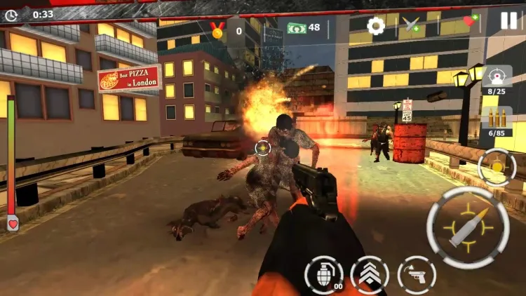Скриншот Zombie Survivor: Undead City Attack (HapGames) — 1