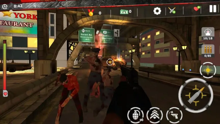 Скриншот Zombie Survivor: Undead City Attack (HapGames) — 8