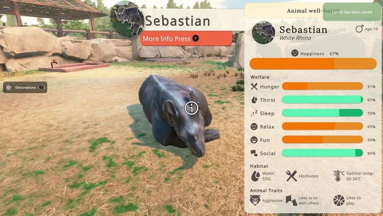 Скриншот Zoo Simulator — 6