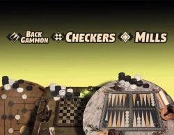 Backgammon + Checkers + Mills