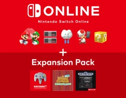 Nintendo Switch Online + Expansion Pack (Членство для семей + Пакет расширения - 12 месяцев) (Цифровая версия) (EU)