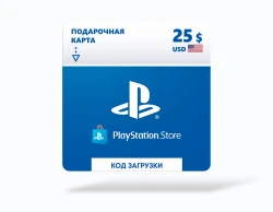 Playstation Store пополнение бумажника: Карта оплаты 25 USD USA [Цифровая версия]
