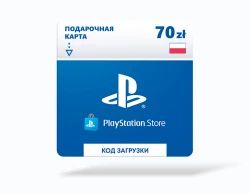 Playstation Store пополнение бумажника: Карта оплаты 70 zl Poland [Цифровая версия]