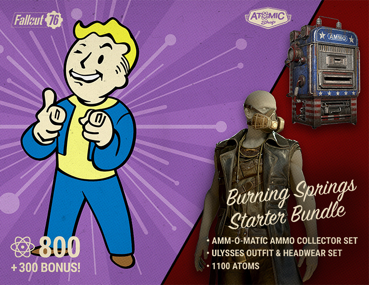 Fallout 76: Burning Springs Starter Bundle