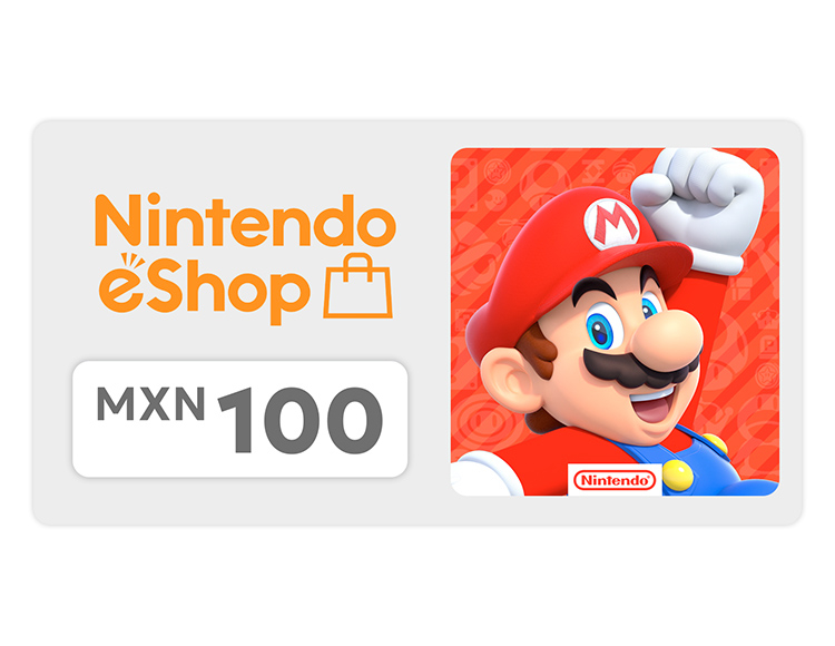 Карта оплаты Nintendo eShop 100 MXN Mexico [Цифровая версия]
