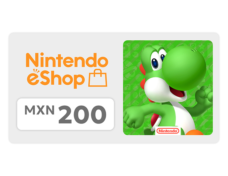 Карта оплаты Nintendo eShop 200 MXN Mexico [Цифровая версия]