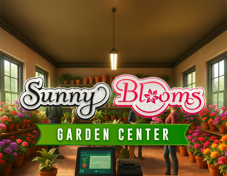 Sunny Blooms: Garden Center